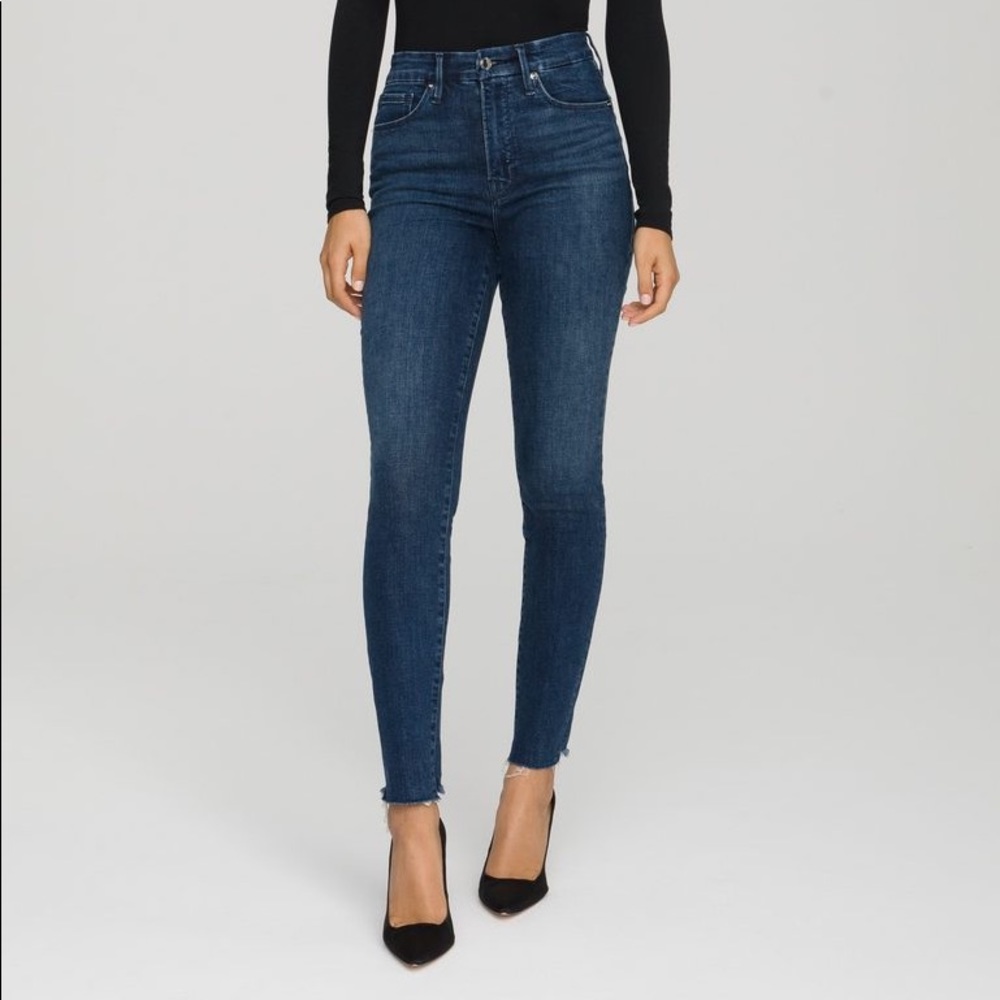 Good American ‘good legs’ raw hem. Size 29/8